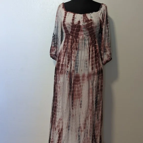 J Gee | Dresses | J Gee Tiedyed Maxi Dress Sz M | Poshmark